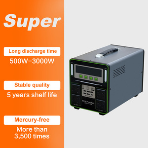 Goodcell 500W tinh khiết Sine Wave năng lượng mặt trời Máy phát điện AC Nguồn ngân hàng điện Trạm điện cầm tay - Product Image 1