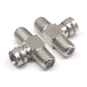 Connecteur d'<span class=keywords><strong>antenne</strong></span> <span class=keywords><strong>TV</strong></span> de type F à IEC 90 degrés, adaptateur d'angle droit, <span class=keywords><strong>prise</strong></span> vers <span class=keywords><strong>prise</strong></span>, câble coaxial F-<span class=keywords><strong>TV</strong></span> combiné - Product Image 1