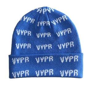 <span class=keywords><strong>Bonnet</strong></span> d'hiver tricoté jacquard à lettrage promotionnel, style <span class=keywords><strong>Billie</strong></span> <span class=keywords><strong>Eilish</strong></span>, avec logo personnalisé, multicolore, chaud et confortable - Product Image 2