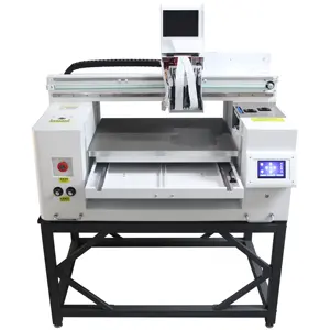 Full Automatic UV Printer A4 UV Led Flatbed Bottle Printer with Varnish Function for Phone Case Printing