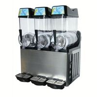 Slush Machine Vitrine Chiots Vending Xrj12X3 Benchtop Ce 15Lx3 Cocktail Commercial Maker Daiquiri Domestique Électrique Aromatisé