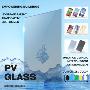 กระเบื้องหลังคาโซลาร์เซลล์ BIPV แบบกำหนดเองของ Gaoming ระบบผนังอาคารพลังงานแสงอาทิตย์ แผงโซลาร์เซลล์แบบกระจกสำหรับอาคาร - Product Image 6