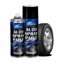 SUAVIS 400ml Peinture en aérosol pour pied à coulisse pour vélo, bicyclette, moto, voiture et meubles, bateau, avec revêtement acrylique liquide.