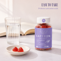 Gummies de Safran en Gros avec Miel de Manuka, Prébiotiques et Acides Aminés – Fourniture OEM, 60 Pièces