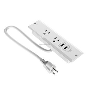 Prise américaine Home Charge rapide PD 20W QC3.0 3A Rallonge USB Bande d'alimentation encastrée intégrée pour meubles - Product Image 4