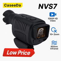 Caseeda 10X visión nocturna por infrarrojos Monocular de largo alcance de imagen térmica dispositivo de visión nocturna digital para caza