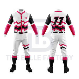2025 nuevo uniforme de béisbol ligero cómodo transpirable 100% algodón para adultos conjunto de ropa deportiva reflectante personalizable - Product Image 1