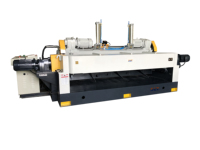 Machine de production de palettes en bois de première qualité pour le travail du bois, avec plancheuse PLC et découpe rotative à moteur, pour la production de contreplaqué de haute précision