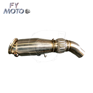 Downpipe in Acciaio Inox con Catalizzatore 200 Celle da 4" per <span class=keywords><strong>BMW</strong></span> 2012+ N20 <span class=keywords><strong>120i</strong></span> 128i 228i 320i 328i 428i F20/F21/F22/F30 - Product Image 2