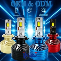 Bombillas LED para Faros Delanteros de Automóvil de Alto Rendimiento IKAS Factory, 60000lm, H1, H3, H4, H7, H11, 9005, 9006, 9012, 180W, 360W