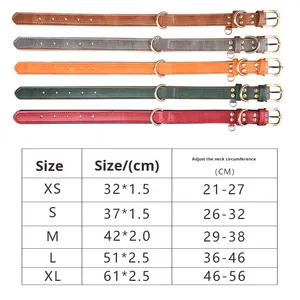 Set Kalung & Tali Anjing Mewah Berlapis Empuk Warna Kustom Kulit PU Personalisasi dengan Pita Dekoratif untuk Hewan Peliharaan Kecil dan Besar - Product Image 2