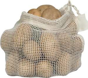 Bolsas Reutilizables de Malla para Frutas y Verduras Huamaohengchun, Material LDPE Ecológico, 6 Bolsas (3 XL, 3 L) - Product Image 1