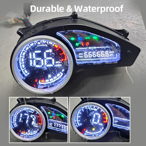 Velocímetro Digital LCD para Motocicleta, Tablero de Instrumentos para DM150 NXR150 MRX125 GY200 - Product Image 3