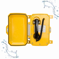 Téléphone d'urgence robuste pour les mines, les tunnels, les chantiers maritimes et les systèmes de communication de sécurité industrielle