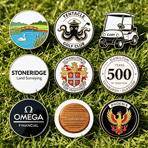 Marqueur de balle de <span class=keywords><strong>golf</strong></span> personnalisé avec logo, nouveau design, gravé au laser, marqueurs de balle de <span class=keywords><strong>golf</strong></span> de luxe, marqueur de balle de <span class=keywords><strong>golf</strong></span> avec drapeau, clip pour chapeau - Product Image 1