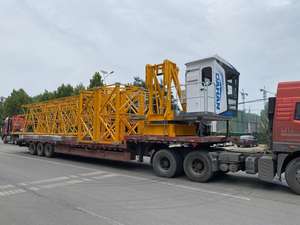 Grue à tour sans cabine Dahan QTZ125(H6015)-8/10T avec capacité de charge de 8 tonnes, composants principaux du moteur de boîte de vitesses prêts à la vente - Product Image 4