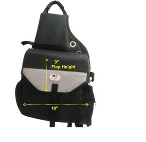 กระเป๋าแซดเดิลหุ้มฉนวนสำหรับม้ากระเป๋าอานม้าพร้อมกระเป๋าแคนเทิลแบบถอดออกได้ - Product Image 1