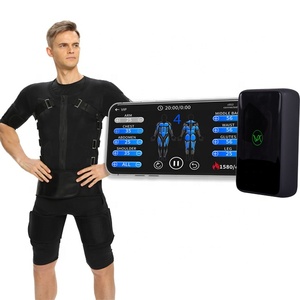 seance sport <span class=keywords><strong>electrostimulation</strong></span> avec combinaison d'électrodes de sport pour la mise en forme du corps - Product Image 1