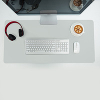 Tapis de souris pour jeux de bureau Tapis de souris antidérapant Tapis de souris étendu Tapis de bureau lavable Protecteur de clavier