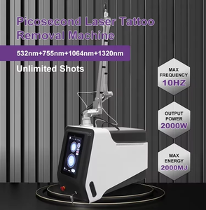 Appareil de beauté professionnel 755 1064nm Laser Nd Yag Picoseconde pour l'élimination des poils et des tatouages, modèle 2026, avec technologie Q-Switch Nd - Product Image 3