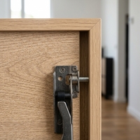 Armoire à chaussures haute, meuble de rangement pour chaussures, sur mesure OEM, grain de bois chêne clair avec banc pour entrée et couloir