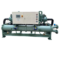 Nouvelle unité de réfrigération de refroidisseur ASCCW-60Z refroidie à l'eau de 120hp pour la chambre froide de compresseur de vis dans les industries et l'utilisation de ferme