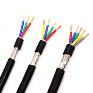 OEM Electric Wires For Home Appliance Black PVC Insulation Cable 3 4 Five-core Building Wire