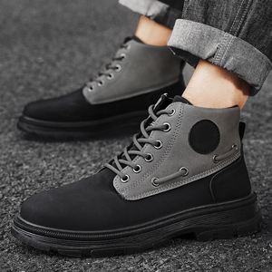 Botas Nuevas de Otoño 2022, Zapatos Deportivos de Ocio para Hombre, de Cuero, Impermeables, de Alta Calidad - Product Image 6