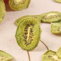 Hoogwaardige gedroogde kiwi-schijfjes zonder toevoegingen, los in bulk, Chinese gedroogde fruitschijfjes voor thee