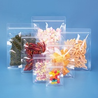 Sachet Doypack Personnalisé avec Logo, Qualité Alimentaire PET+CPP, Anti-Odeur, Fermeture Éclair, Fond Plat Transparent pour Aliments pour Animaux et Chips