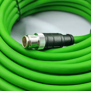 Câble <span class=keywords><strong>Ethernet</strong></span> Profinet M12 personnalisé en usine, étanche, connecteur mâle X Code 8 broches RJ45 Cat6A, câble <span class=keywords><strong>Ethernet</strong></span> industriel - Product Image 4