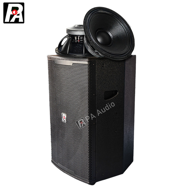 Professional Stage Speaker 15 Inch Wood Neodymium AC Powered 500W Active Floor Monitor with Surround Sound and Voice Control