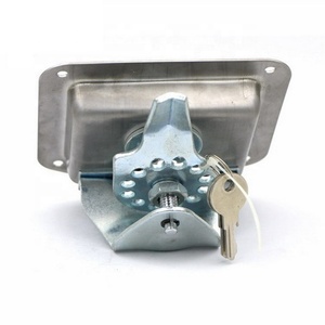 De acero inoxidable caja de acero de <span class=keywords><strong>la</strong></span> herramienta llave plegable Mango en T pestillo del remolque del camión de bloqueo - Product Image 4