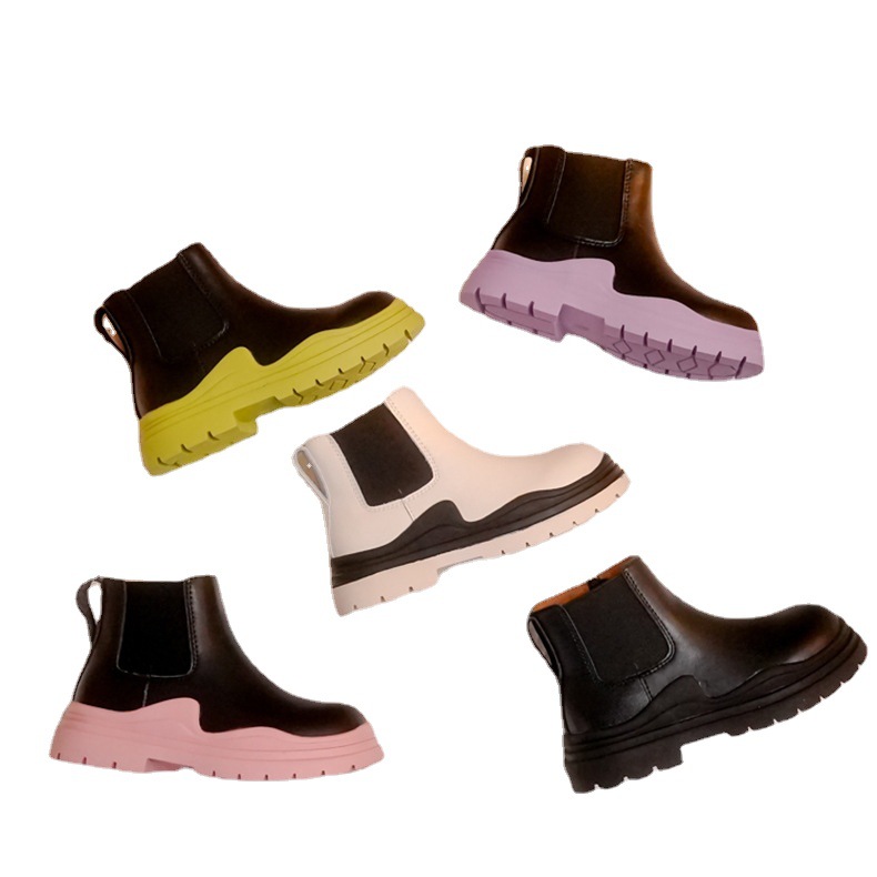 Shangzhou OEM Bota De Criana европейские и американские кожаные осенние ботинки Cecil детские ботинки