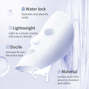 Masque facial en feuille BIOAQUA naturel et biologique, hydratant, réparateur, soin de la peau, vente en gros - Product Image 2