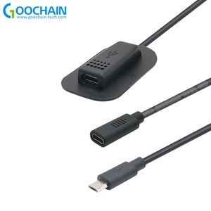 <span class=keywords><strong>Cavo</strong></span> di <span class=keywords><strong>Prolunga</strong></span> Impermeabile Antifurto <span class=keywords><strong>USB</strong></span> Tipo C <span class=keywords><strong>Maschio</strong></span>-<span class=keywords><strong>Femmina</strong></span> con Cappuccio Protettivo per Ricarica Esterna da Zaino - Product Image 4