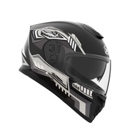 Casque de moto intégral toutes saisons certifié DOT, ABS, double visière, ventilé, anti-buée, unisexe, doublure en coton, garantie 1 an