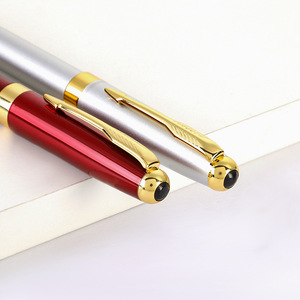Stylo bille métallique classique coloré de 0,35 mm pour réunions d'affaires, personnalisable avec logo laser, vente en gros pour fabricants - Product Image 2