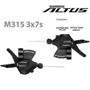 Manette de changement de vitesse SHIMANO Altus <span class=keywords><strong>SL</strong></span> M315 <span class=keywords><strong>SL</strong></span> <span class=keywords><strong>M310</strong></span> VTT 2X7 2X8 3x7 3x8 2 3 7 8 14 16 21 24 S Vitesses Vélo de montagne - Product Image 1