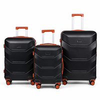 Prix d'usine en gros : Ensemble de bagages multifonctionnel de 6 pièces, comprenant valise de voyage à coque rigide, bagage à roulettes, sac à main et trousse de toilette