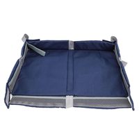 Bureau de tour pour les activités d'avion en bas âge couverture de plateau d'avion pour enfants-avions motif porte-gobelet arrière pliable 600d Oxford