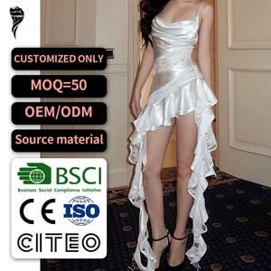 Vestidos de Invitada de Boda Personalizados para Navidad, Vestidos Elegantes para Eventos, Vestido Moderno Mini para Mujer - Product Image 1