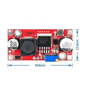 XL6009 DC-DC บูสเตอร์โมดูลบอร์ดสีแดง 5-40V 15W แหล่งจ่ายไฟเอาต์พุตปรับได้ซุปเปอร์ LM2577 สเต็ปอัพ - Product Image 3