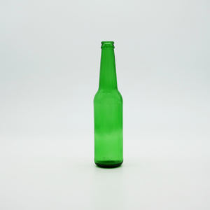 Usine en gros personnalisé recyclable vide 300ml bouteille de bière en verre vert personnalisé avec logo personnalisé couronne bouchons pour bière boisson - Product Image 1