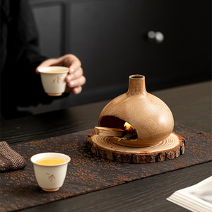 Piccolo Bruciatore di Incenso in Ceramica a Forma di Caminetto, Antiodore, Ornamento Atmosferico, Vassoio per Incenso da Tavolo Dehua Kraft - Product Image 4