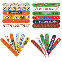 Bracelets Slap PVC Sport Party Ball Combo, décorations mignonnes, prix de classe pour enfants