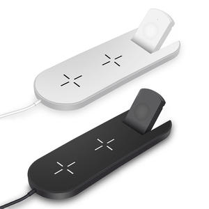 10W Qi CaseFor iPhone X XS X MAX XR 8 inalámbrica rápida Carga completa 3 en 1 de carga de Apple Watch 4 3 <span class=keywords><strong>2</strong></span> - Product Image 1