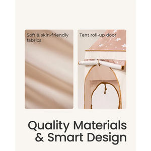 2-इन-1 बच्चों के प्ले टेंट और फोल्डेबल सुरंग के लिए स्टोरेज बैग के साथ फोल्डेबल सुरंग - Product Image 6