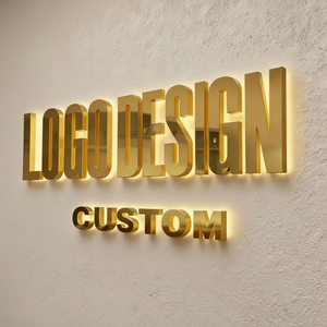 Insegna 3D di Eccellente Qualità, Macchina per Insegne LED, Insegna Illuminata a LED, Lettere in Acciaio Inox, Logo in Acrilico Retroilluminato per Esterni - Product Image 4