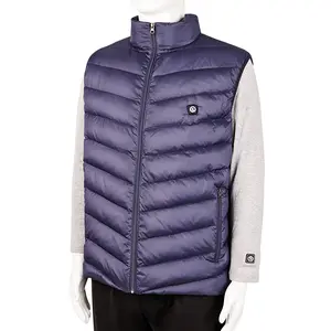 Smart Unisex Warming Man In Stock 4 9 Self Heating Zones USB Infrared Electric Heated Cotton Vest Fitted Gilet for Winter
